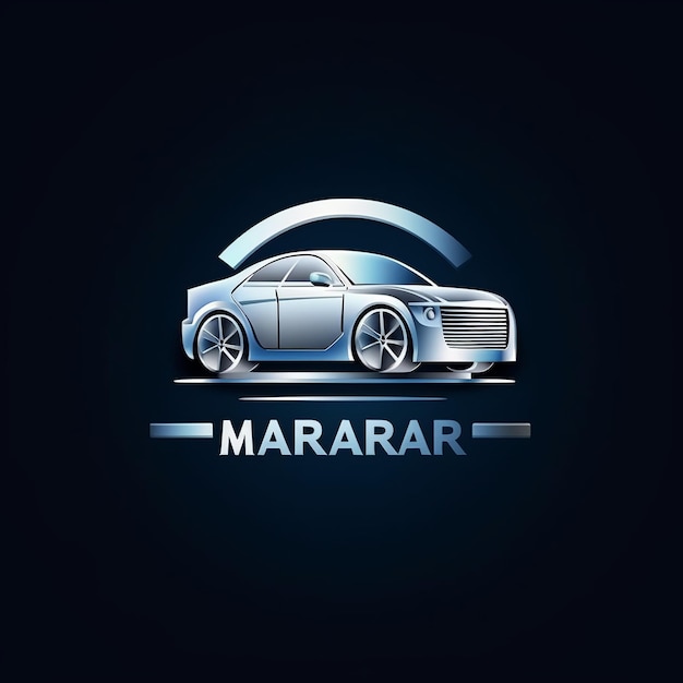 Foto diseño de logotipo de servicio de automóviles profesional gratuito ia generativa