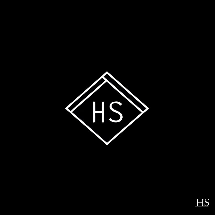 Foto diseño de logotipo simple y elegante inicial s combinado con la letra h puede usar este logotipo para su negocio