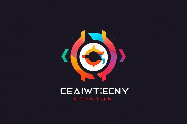 Foto diseño de logotipo de tecnología creativa