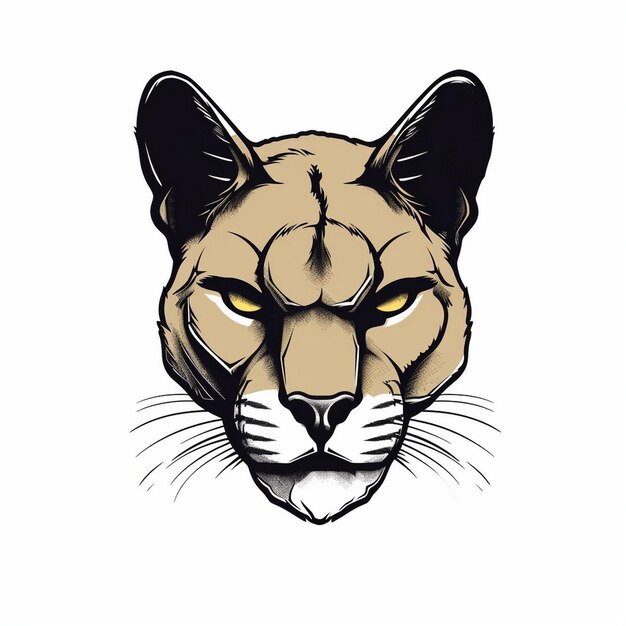 Foto diseño del logotipo del vector del tigre
