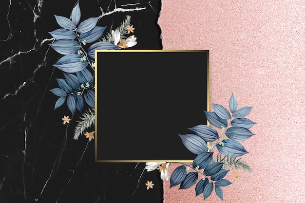 Diseño de lujosos marcos florales para bodas