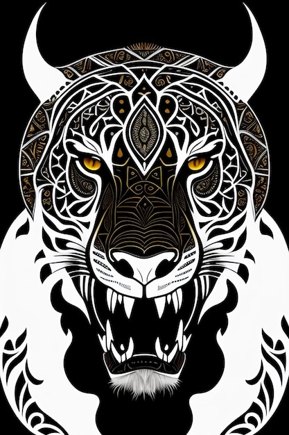 Diseño de Mandala en Forma de Animal Fotos y Fondo Gratis