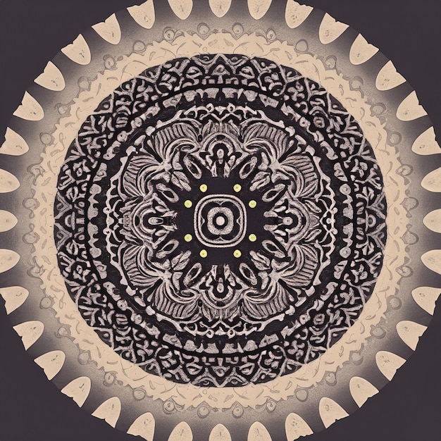 Diseño de mandala ornamental de lujo 45605