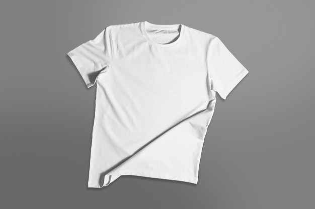 Diseño de maquillaje de camiseta blanca