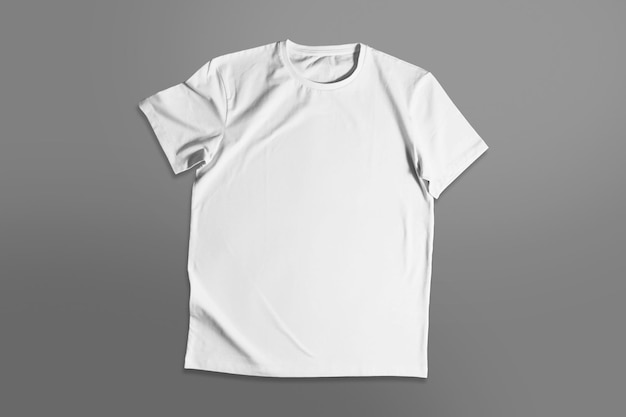 Diseño de maquillaje de camiseta blanca