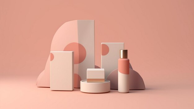 diseño de marca de artículo cosmético moderno