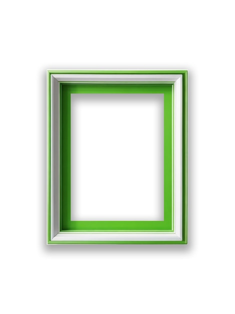 Diseño de marco de fotos en blanco.