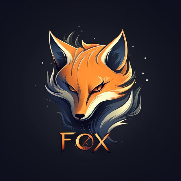 Diseño de la mascota del logotipo de Fox