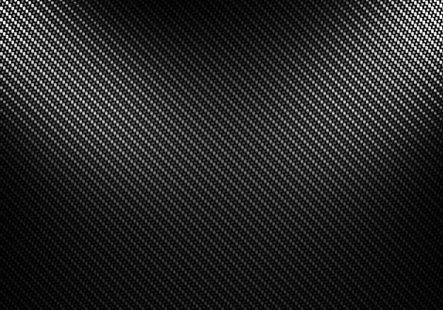 Foto diseño de material de textura de fibra de carbono negro abstracto