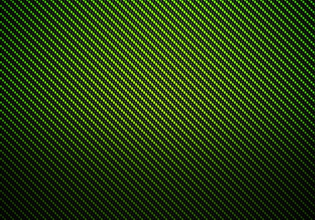 Diseño de material de textura de fibra de carbono verde abstracto