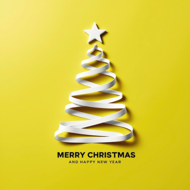Diseño minimalista del árbol de Navidad