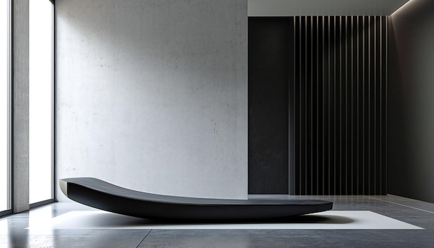 Diseño minimalista de escaleras curvas modernas