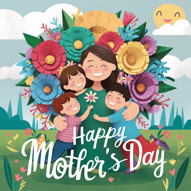 Un diseño minimalista y moderno para el día de la madre
