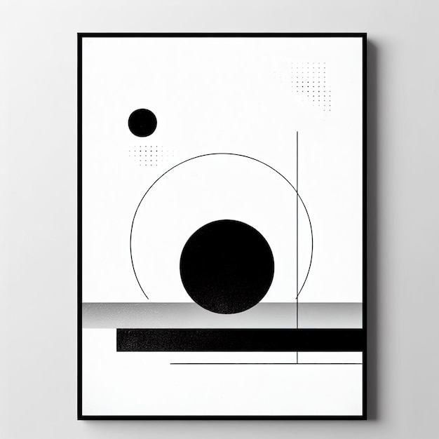 diseño minimalista moderno con formas abstractas