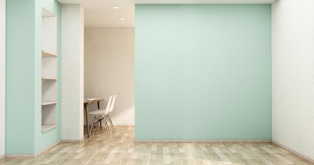 Diseño minimalista de salón moderno Mint.