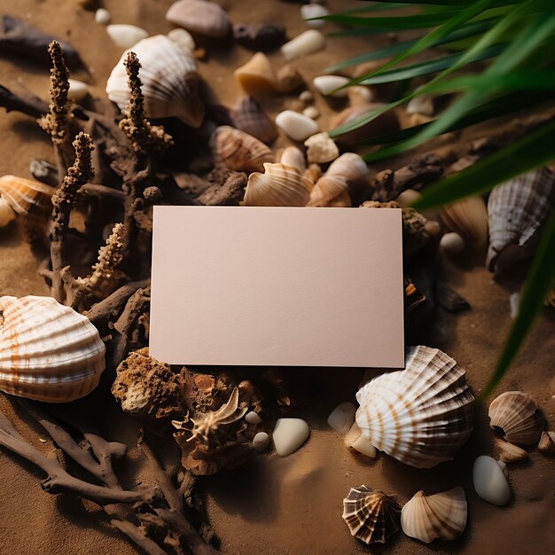 Foto diseño minimalista de tarjetas de visita con fondo blanco en blanco para sesiones creativas y de vista superior