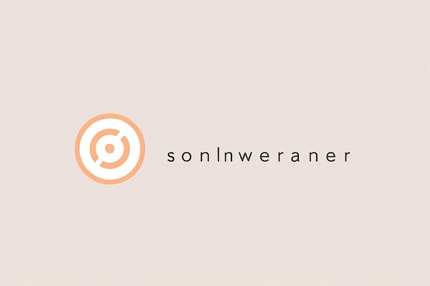 Diseño mínimo de logotipo en línea