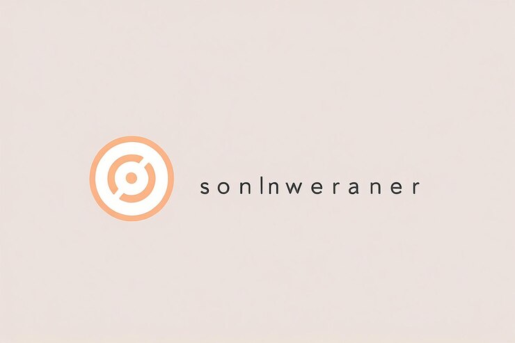 Foto diseño mínimo de logotipo en línea