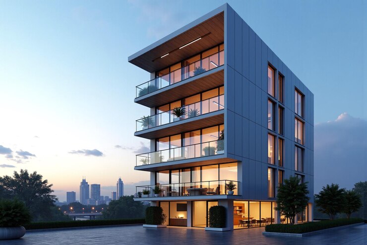 Diseño moderno de edificios residenciales