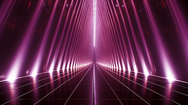 Diseño moderno de fondo de neón de color púrpura