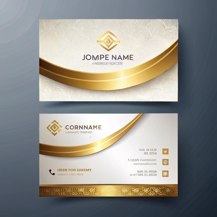 Diseño moderno y profesional de tarjetas de visita creativas