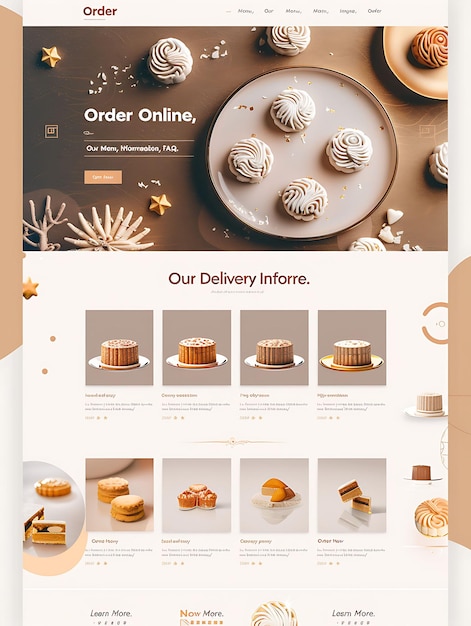 Diseño modular Web con efecto de diseño de tarjetas Sitio web moderno La Tema de otoño Diseño de ideas de diseño