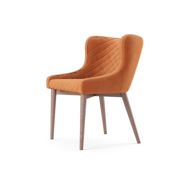 Diseño de muebles de sillones de modelo de renderizado 3D