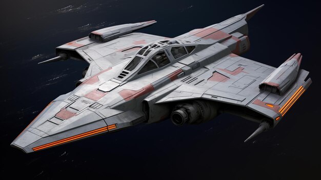 Foto diseño de la nave hammerhead de star wars