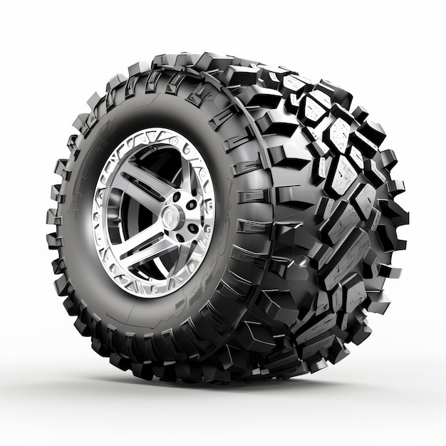 Diseño de neumáticos de carretera 2x4 llamativos estilo Crystalcore