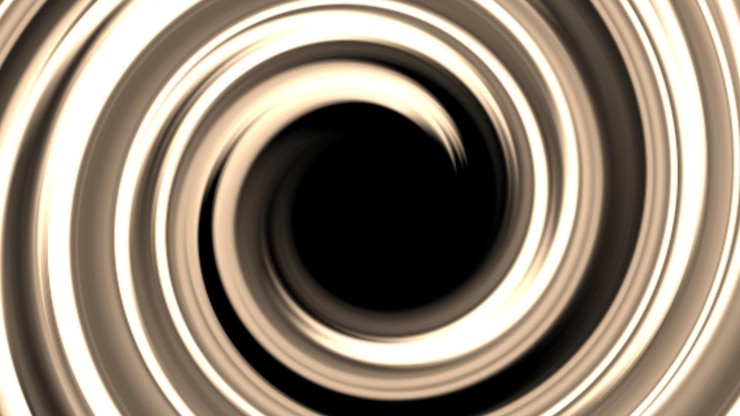 Foto diseño de onda de fondo abstracto para una elegante composición de curvas