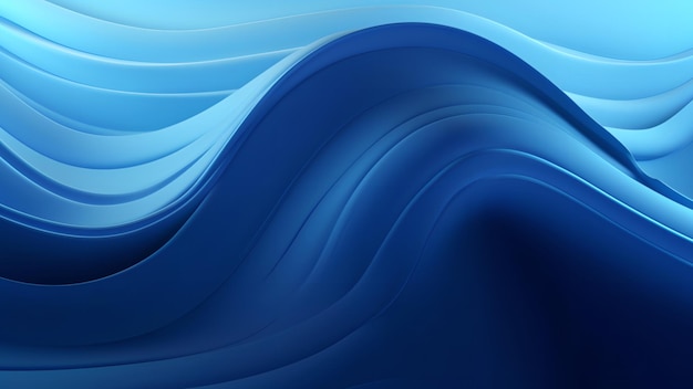 Diseño de onda de línea de tecnología azul abstracto fondo de diseño de formas y líneas suaves futuristas digitales
