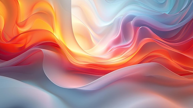 Diseño de ondas abstractas y coloridas