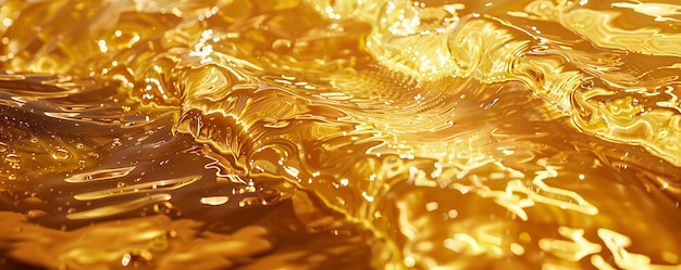 un diseño de oro y oro está en una superficie de oro
