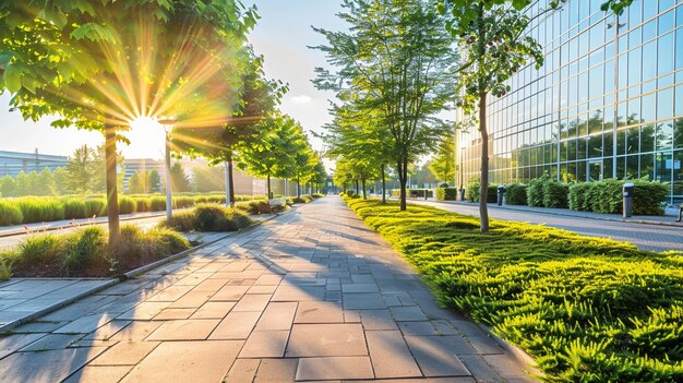 Diseño de paisajes urbanos Fotografía de stock