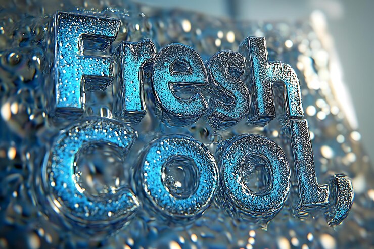 Foto diseño con las palabras fresco amp fresco elegante y de moda tipografía arte