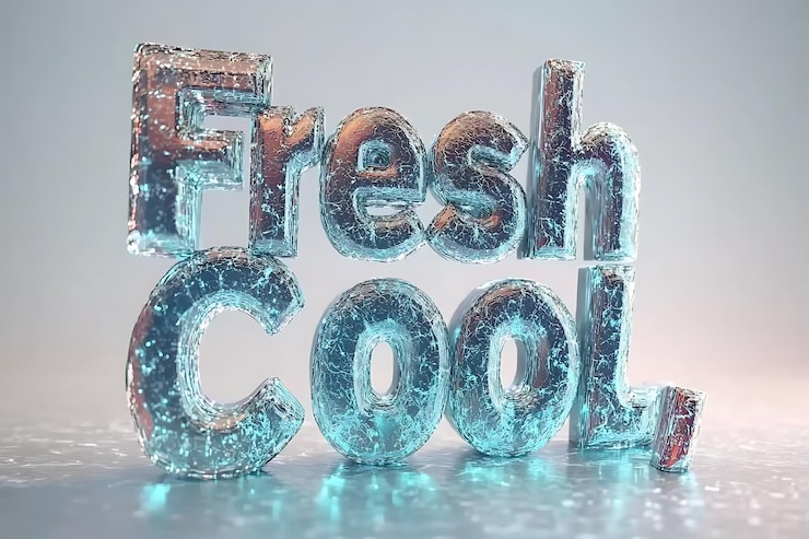 Foto diseño con las palabras fresco amp fresco elegante y de moda tipografía arte