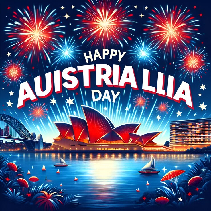 Diseño de pancartas del día australiano con IA