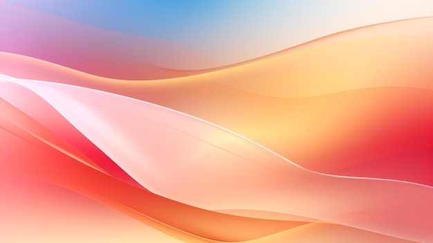 Diseño de panorama de ondas elegante y abstracto con espacio para su texto
