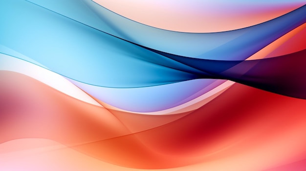 Diseño de panorama de ondas elegante y abstracto con espacio para su texto