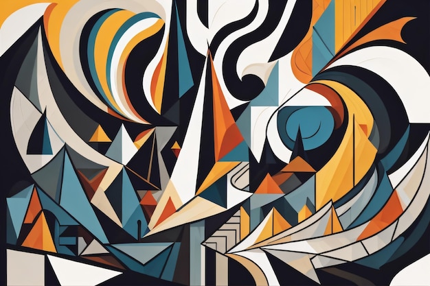 Diseño de papel tapiz de fondo abstracto geométrico