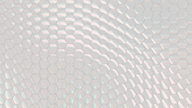 Diseño de papel tapiz de fondo de desenfoque de vidrio abstracto de escala de hexágono colorido geométrico