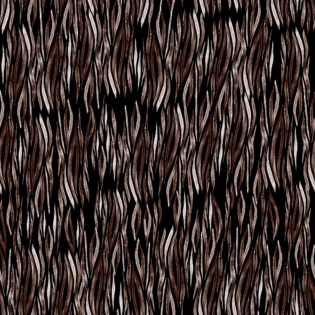 Diseño de patrón de acuarela leopardo impresión de animales textura sin costuras