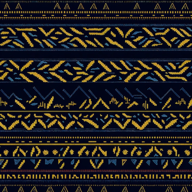 Diseño del patrón Batik africano