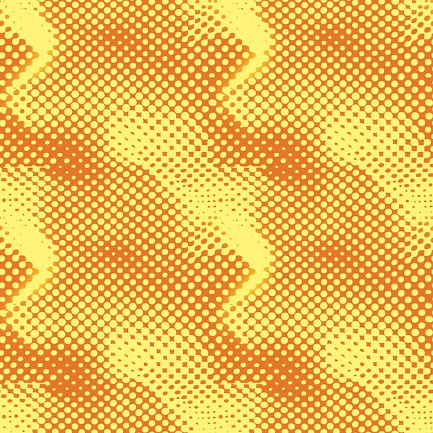 Diseño de patrón semitono de círculo sin costuras