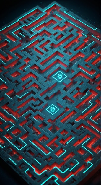 un diseño en un patrón de zigzag