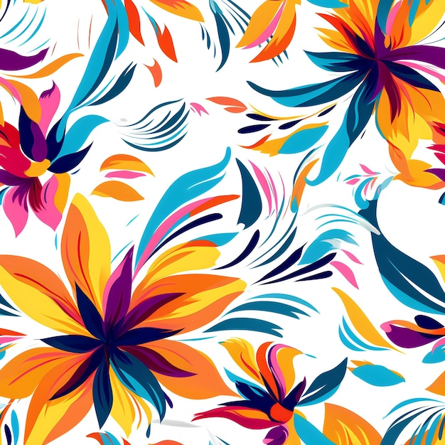 Foto diseño de patrones florales impresión textil floral diseño digital