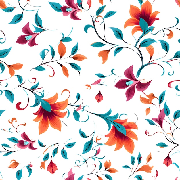 diseño de patrones florales impresión textil de flores diseño digital