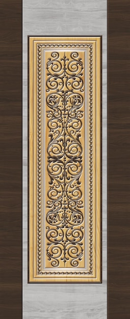 Diseño de piel de puerta laminada moderna de madera imprimible y papel de pared de fondo