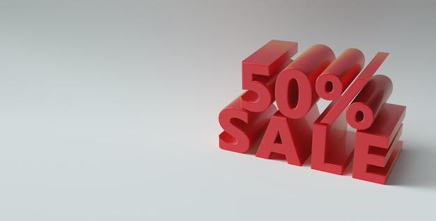 Diseño de plantilla de banner de venta de día de compras de estilo 3D