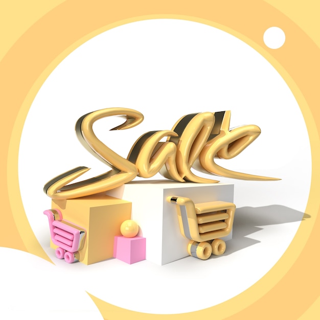 Diseño de plantilla de banner de venta.